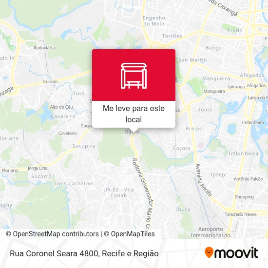 Rua Coronel Seara 4800 mapa