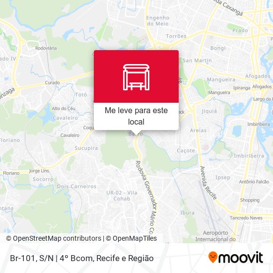Br-101, S/N | 4º Bcom mapa