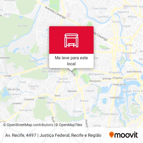 Av. Recife, 4497 | Justiça Federal mapa