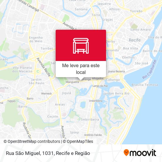 Rua São Miguel, 1031 mapa