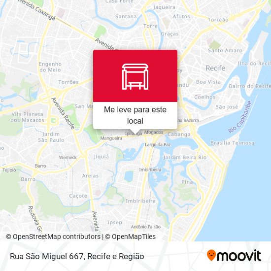 Rua São Miguel 667 mapa