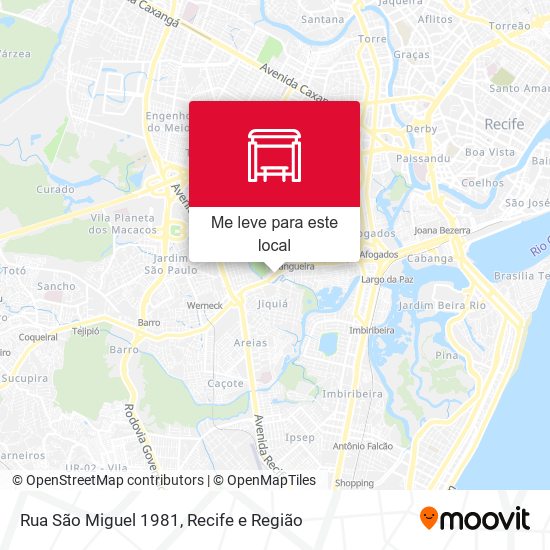 Rua São Miguel 1981 mapa
