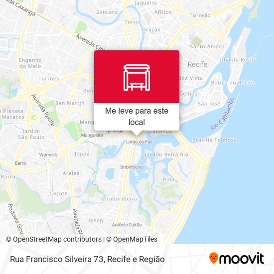 Rua Francisco Silveira 73 mapa