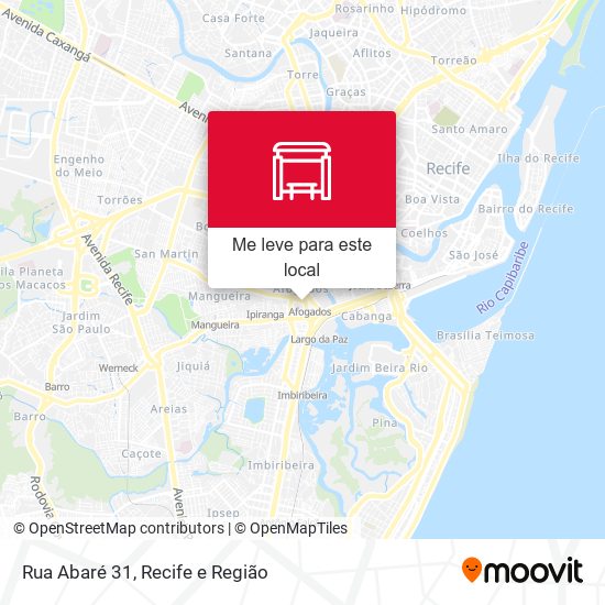 Rua Abaré 31 mapa