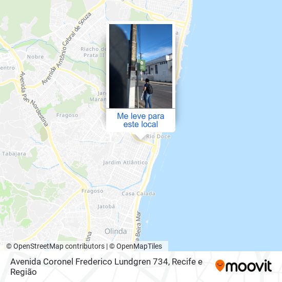 Avenida Coronel Frederico Lundgren 734 mapa