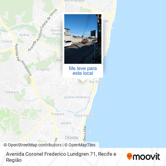 Avenida Coronel Frederico Lundgren 71 mapa