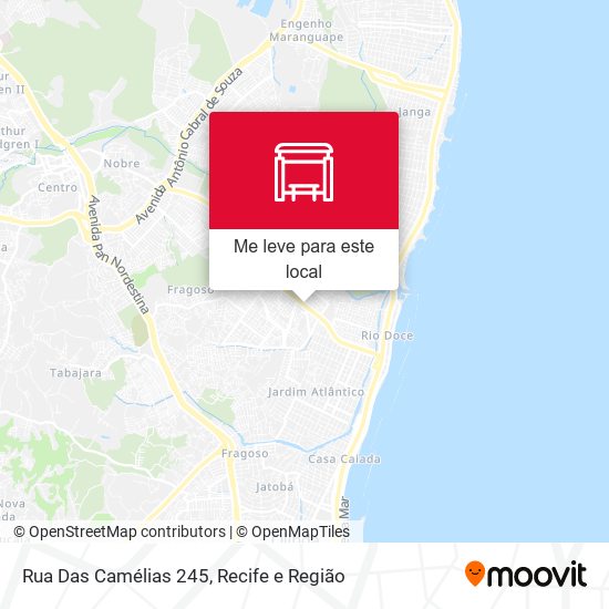 Rua Das Camélias 245 mapa