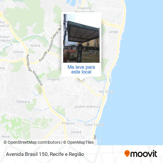 Avenida Brasil 150 mapa