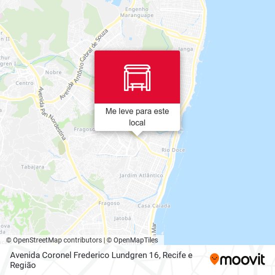 Avenida Coronel Frederico Lundgren 16 mapa