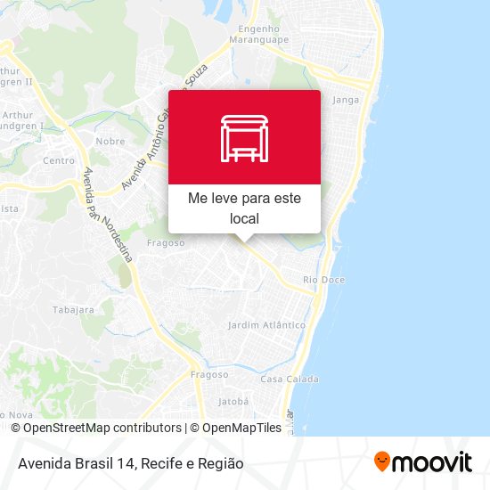 Avenida Brasil 14 mapa