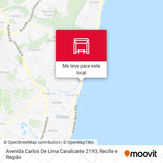 Avenida Carlos De Lima Cavalcante 2193 mapa