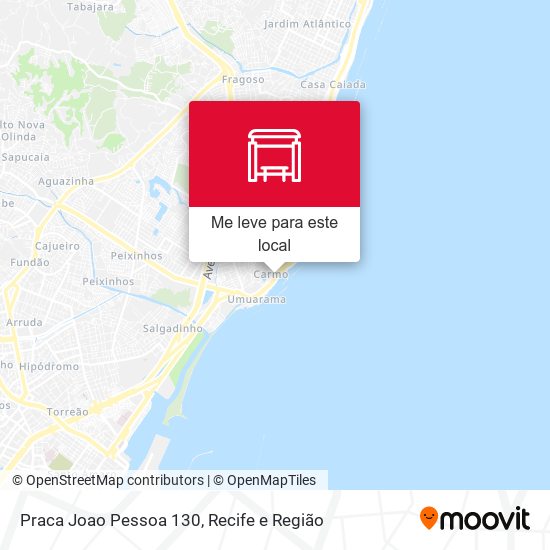 Praca Joao Pessoa 130 mapa
