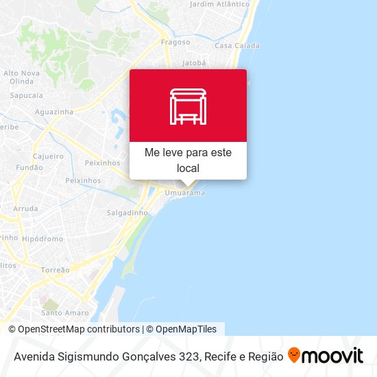 Avenida Sigismundo Gonçalves 323 mapa