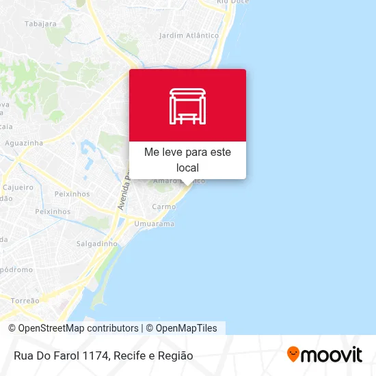 Rua Do Farol 1174 mapa