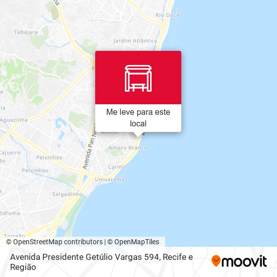 Avenida Presidente Getúlio Vargas 594 mapa