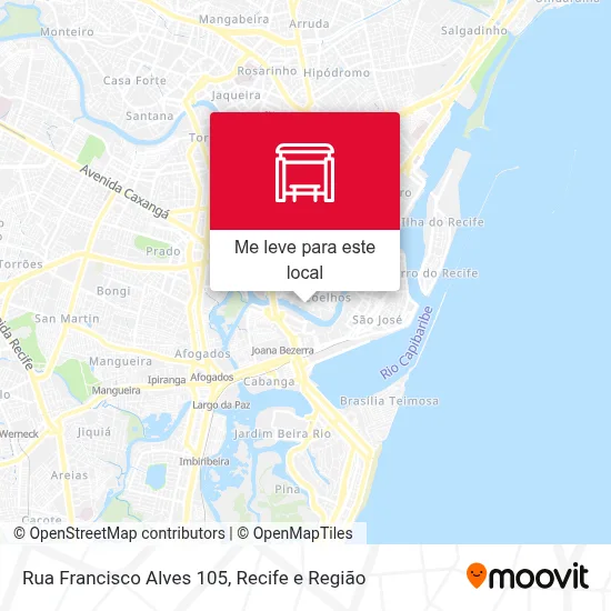 Rua Francisco Alves 105 mapa