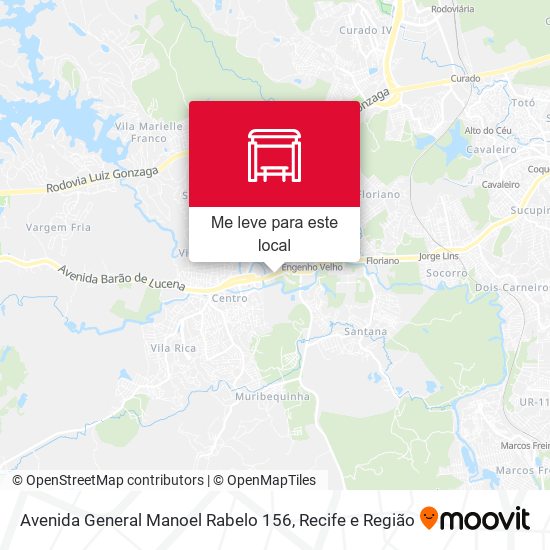 Avenida General Manoel Rabelo 156 mapa