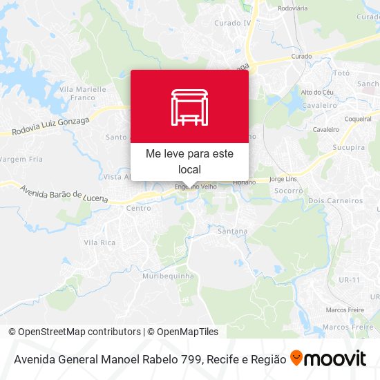 Avenida General Manoel Rabelo 799 mapa