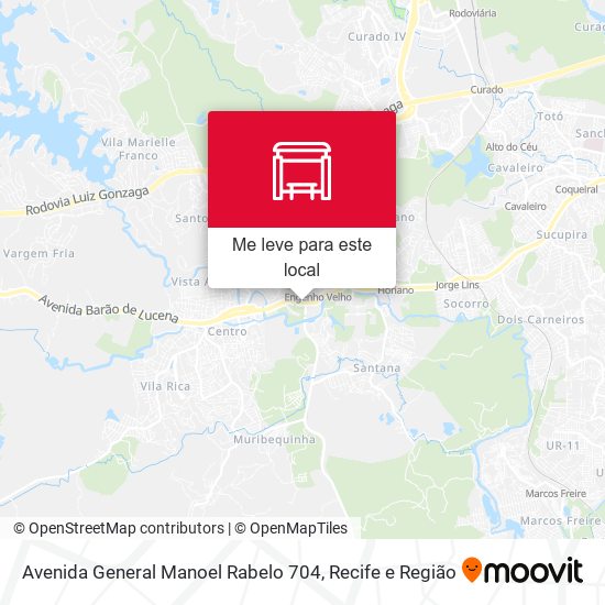 Avenida General Manoel Rabelo 704 mapa
