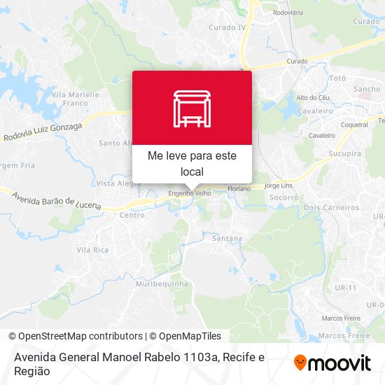Avenida General Manoel Rabelo 1103a mapa