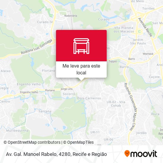 Av. Gal. Manoel Rabelo, 4280 mapa