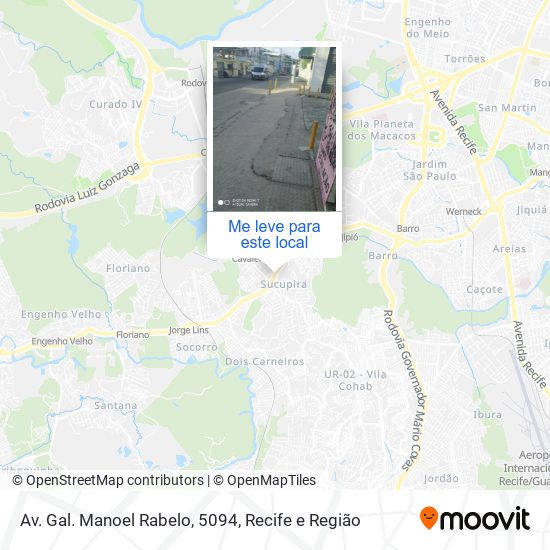 Av. Gal. Manoel Rabelo, 5094 mapa