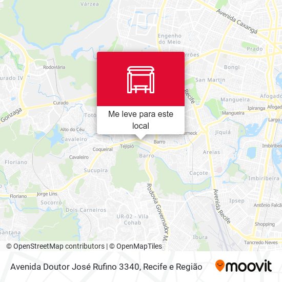 Avenida Doutor José Rufino 3340 mapa