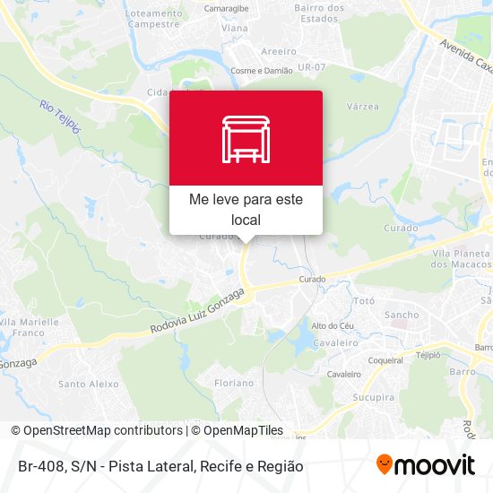 Br-408, S/N - Pista Lateral mapa