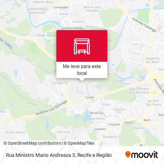 Rua Ministro Mario Andreaza 3 mapa