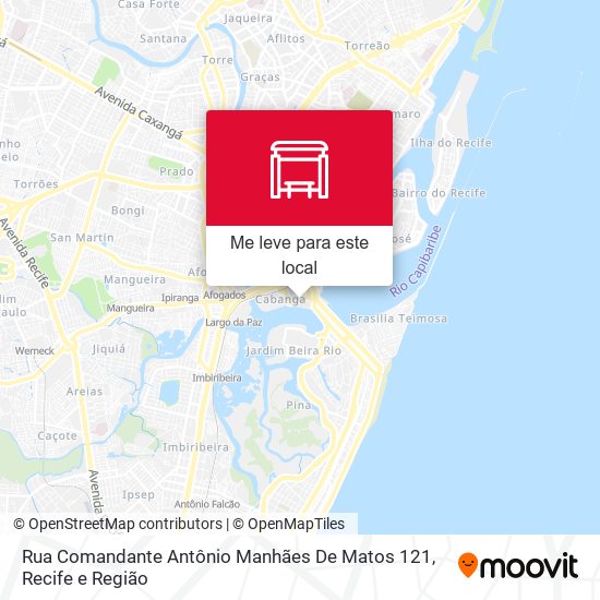 Rua Comandante Antônio Manhães De Matos 121 mapa