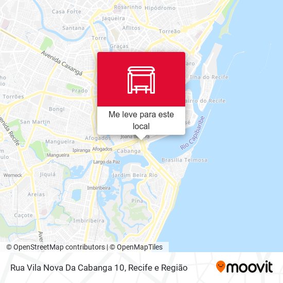 Rua Vila Nova Da Cabanga 10 mapa