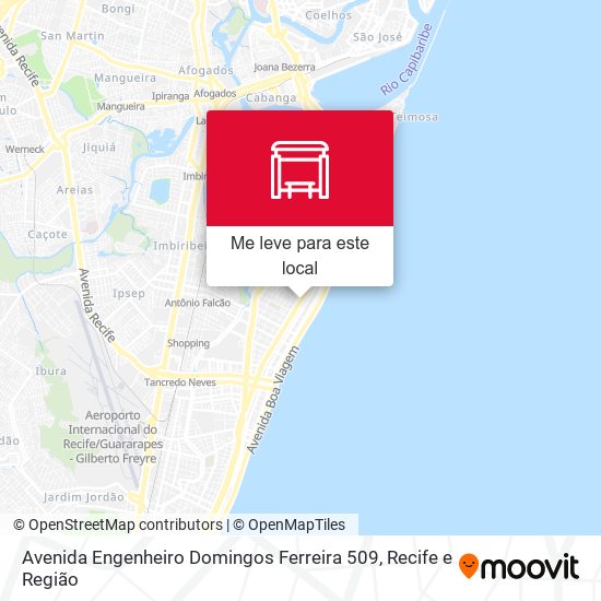 Avenida Engenheiro Domingos Ferreira 509 mapa