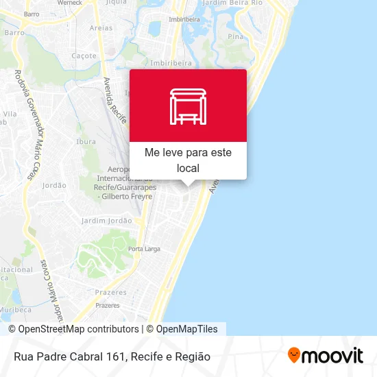 Rua Padre Cabral 161 mapa
