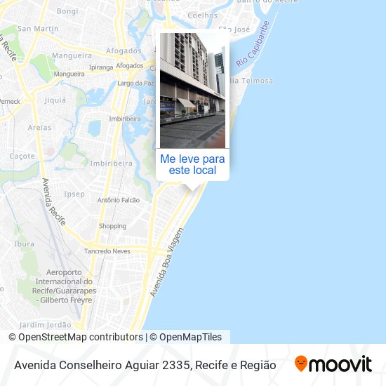 Avenida Conselheiro Aguiar 2335 mapa