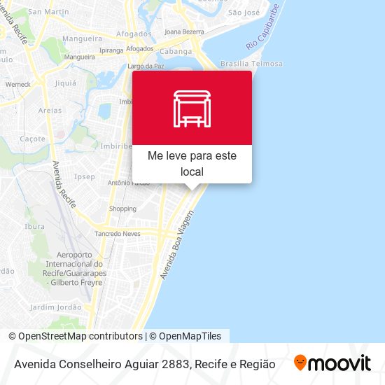 Avenida Conselheiro Aguiar 2883 mapa