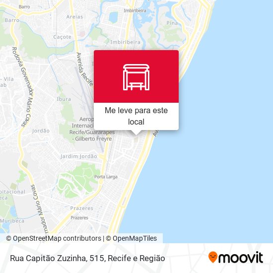 Rua Capitão Zuzinha, 515 mapa