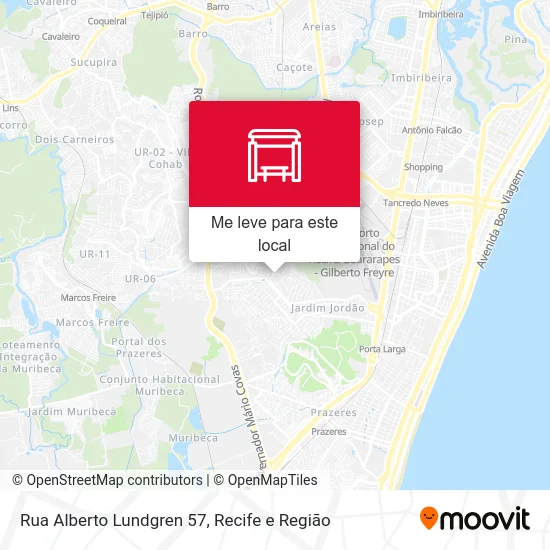 Rua Alberto Lundgren 57 mapa