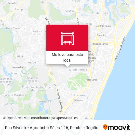 Rua Silvestre Agostinho Sáles 126 mapa