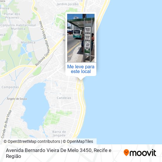 Avenida Bernardo Vieira De Melo 3450 mapa