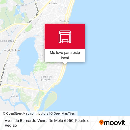 Avenida Bernardo Vieira De Melo 6950 mapa