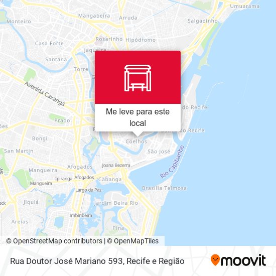 Rua Doutor José Mariano 593 mapa
