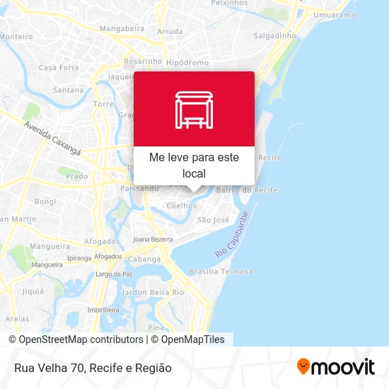 Rua Velha 70 mapa