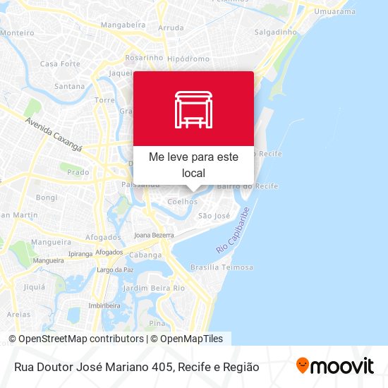 Rua Doutor José Mariano 405 mapa