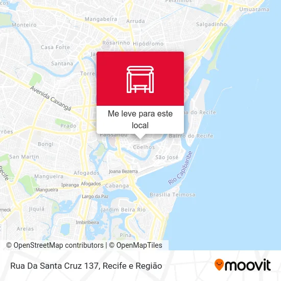 Rua Da Santa Cruz 137 mapa