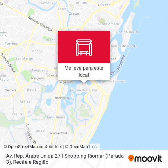 Av. Rep. Árabe Unida 27 | Shopping Riomar (Parada 3) mapa