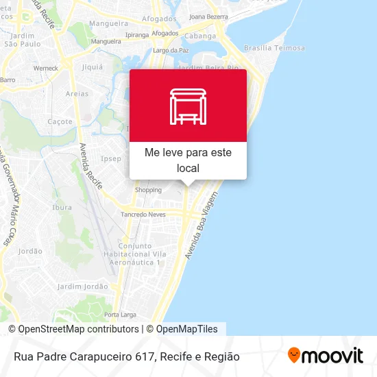 Rua Padre Carapuceiro 617 mapa