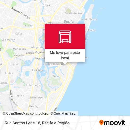 Rua Santos Leite 18 mapa