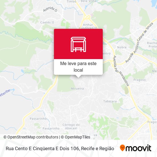 Rua Cento E Cinqüenta E Dois 106 mapa