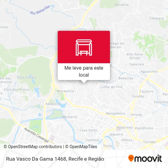 Rua Vasco Da Gama 1468 mapa