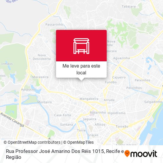 Rua Professor José Amarino Dos Réis 1015 mapa